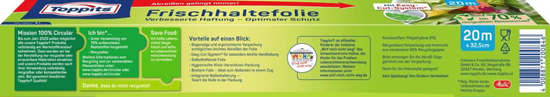 Toppits Frischhaltefolie 20m