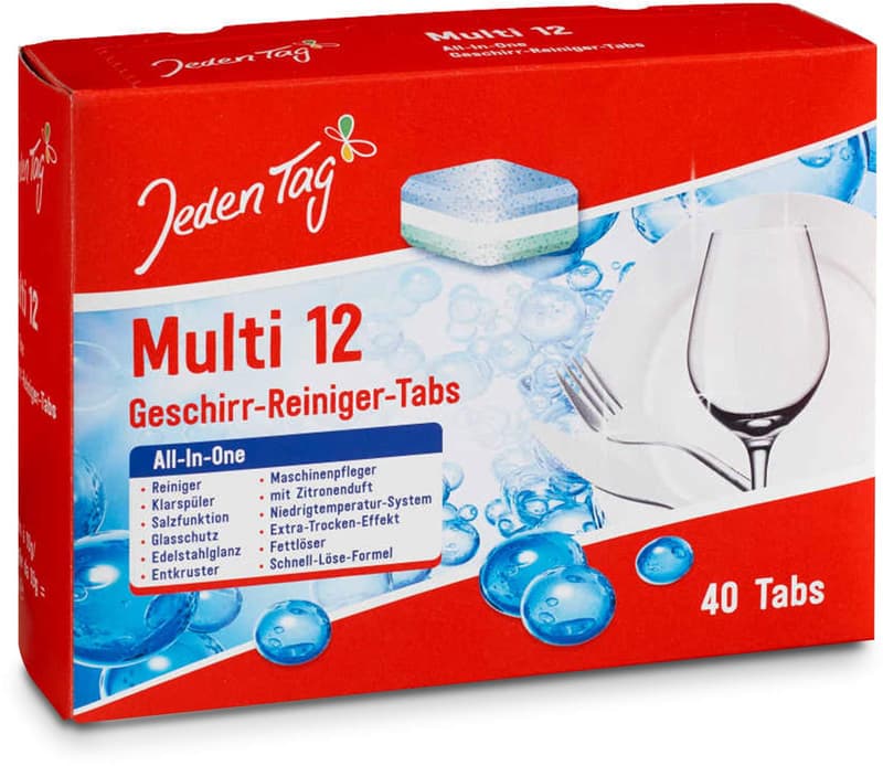 Everyday Dishwasher Tabs All in One 40x19g