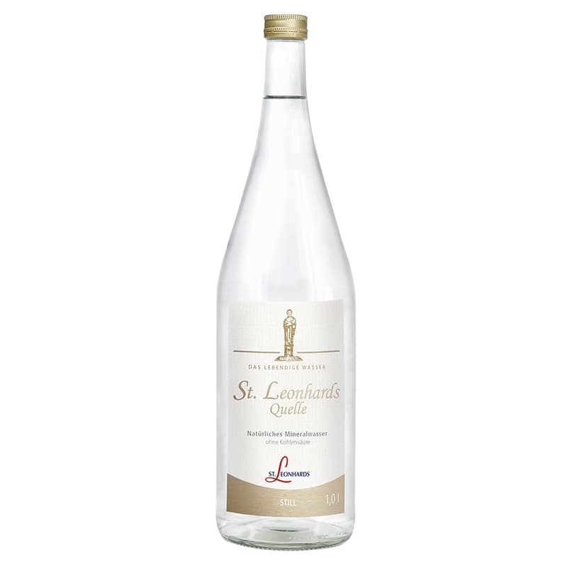 St. Leonhardsquelle Mineral Water Still crate 6x1,0 l glass (SEVERAL)