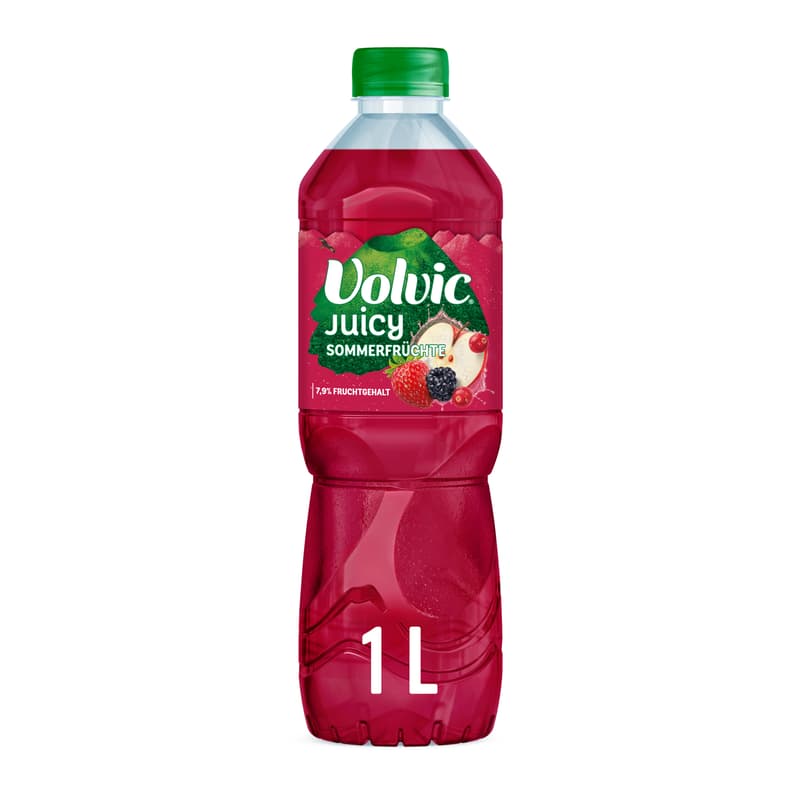 Volvic Juicy Summer Fruits 6x1,0 l PET (ONE WAY)