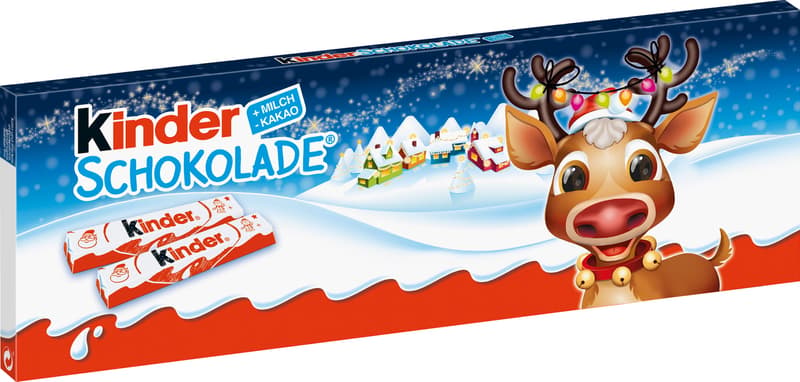 Kinder Chocolate Bar Christmas