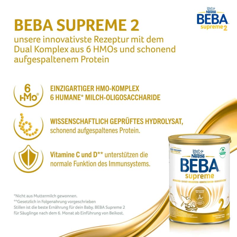 Nestlé BEBA SUPREME 2 6x800g