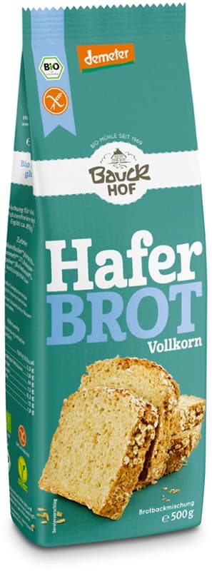 Bauckhof demeter wholemeal oat bread glutenfree