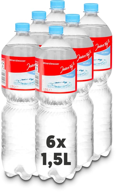Every day natural mineral water 6x1.5 l PET (one-way)