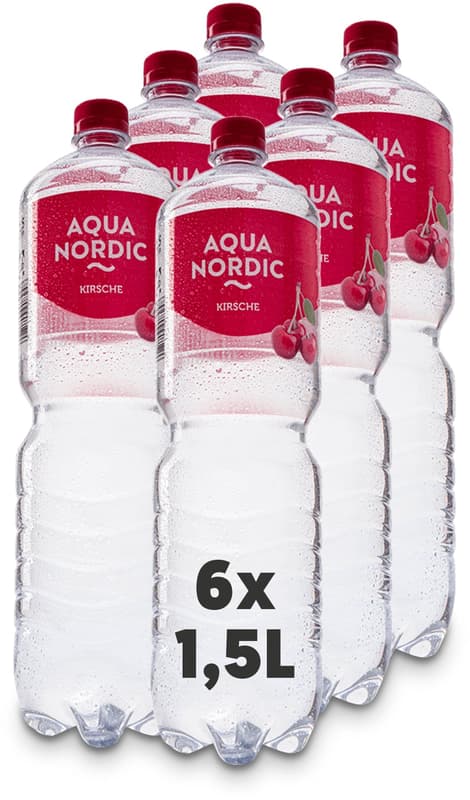 Aqua Nordic Kirsche 6x1,5 l PET (EINWEG)