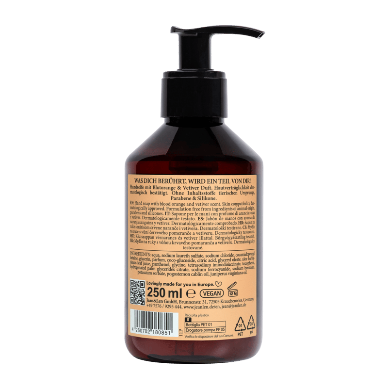 Jean&Len Hand Soap Blutorange/Vetiver