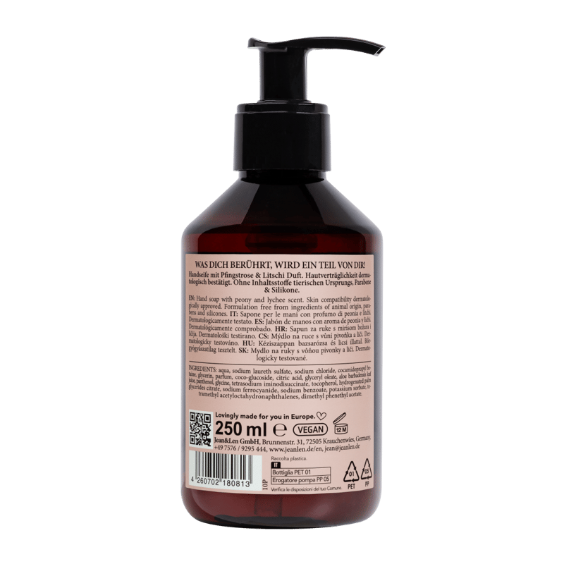 Jean&Len Hand Soap Peony/Litchi