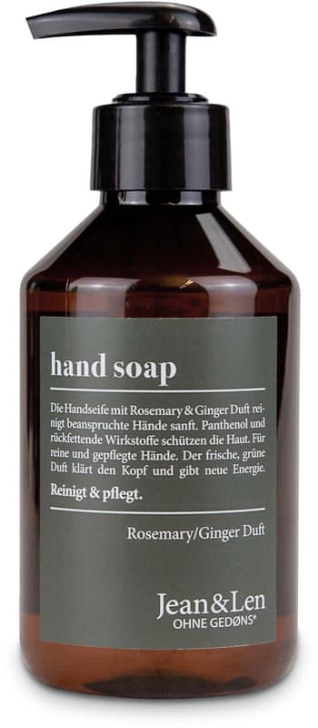 Jean&Len Hand Soap Rosemary/Ginger