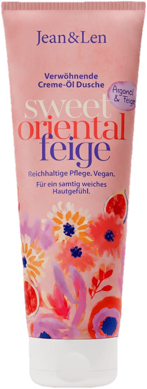 Jean&Len Verwöhnende Creme-Öl Dusche Arganöl/Feige