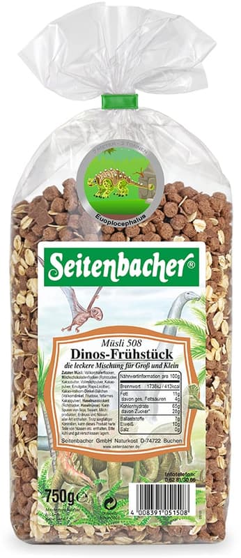 Seitenbacher Dinos Frühstück