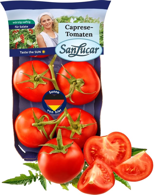 SanLucar Tomato Caprese, in the skin