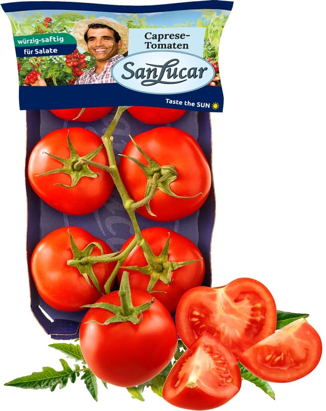SanLucar Tomato Caprese, in the skin