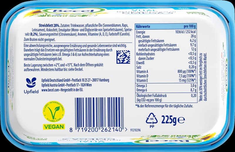 Becel Vital vegetable spread 28% fat