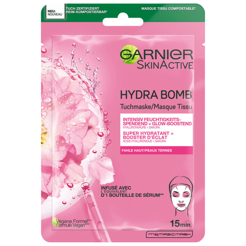 Garnier Hydra Bomb Cloth Mask Sakura