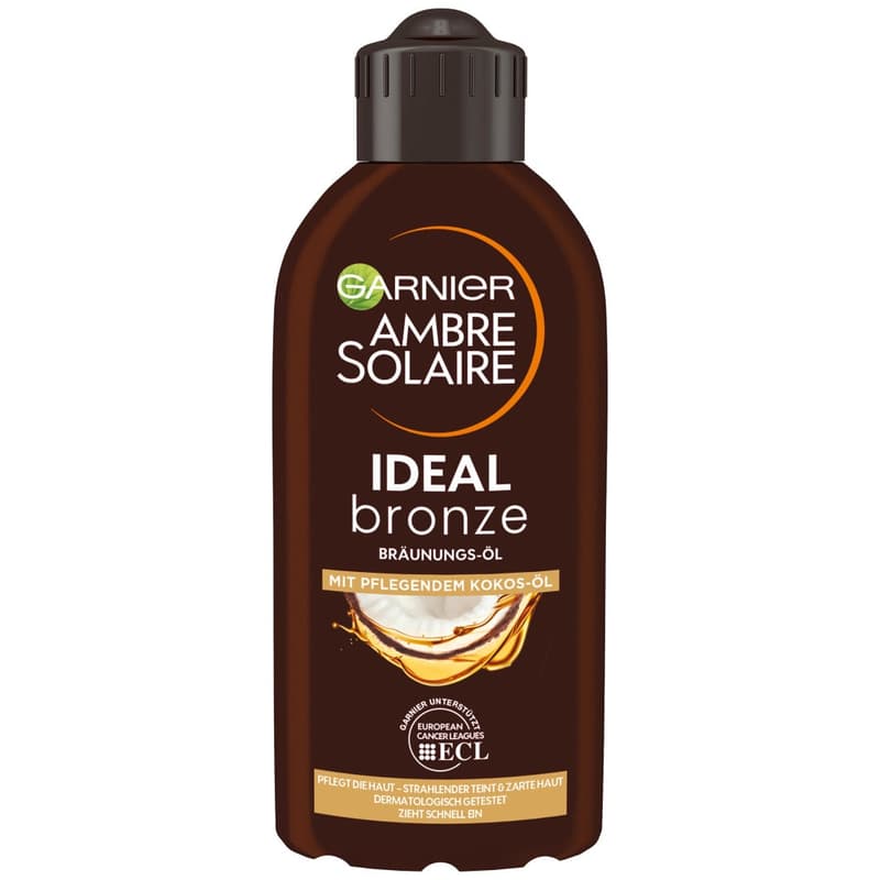 Garnier Ambre Solaire Ideal Bronze Tanning Oil with Coconut