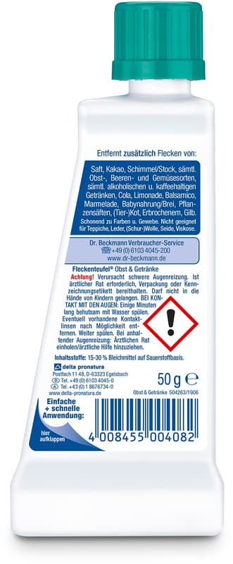 Dr. Beckmann Fleckenteufel Obst & Getränke