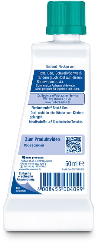 Dr. Beckmann Fleckenteufel Rost & Deo