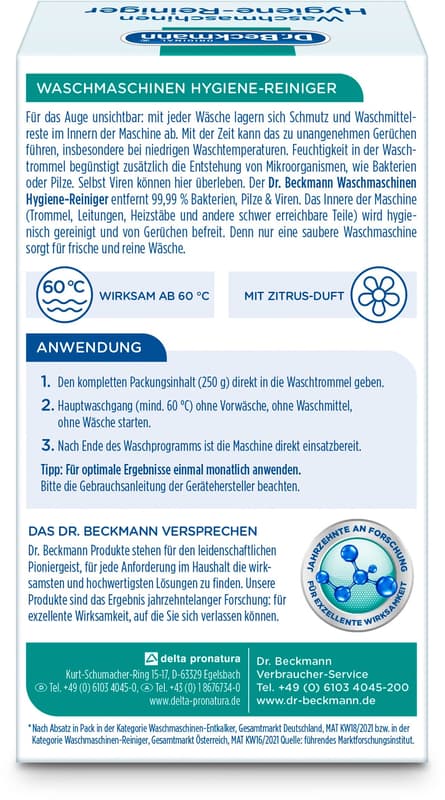 Dr. Beckmann Spülmaschinen Hygiene-Reiniger