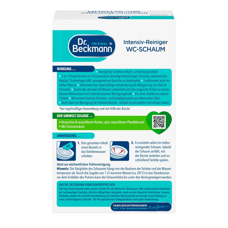 Dr. Beckmann Intensiv-Reiniger WC-Schaum Citrus Breeze