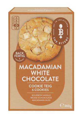 The Bitery Macadamian White Chocolate Cookie Teig