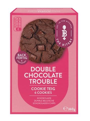 The Bitery Double Chocolate Trouble Cookie Teig