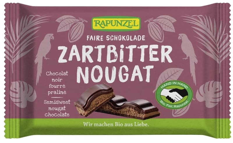 Rapunzel BIO Dark Chocolate Hand in Hand