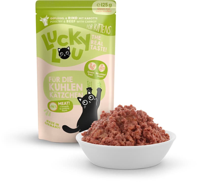 Lucky Lou LS Kitten Geflügel & Rind