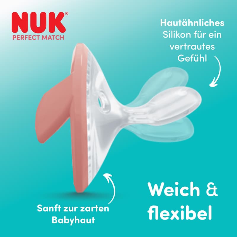 NUK Mommy Feel Schnuller 0-6 Monate