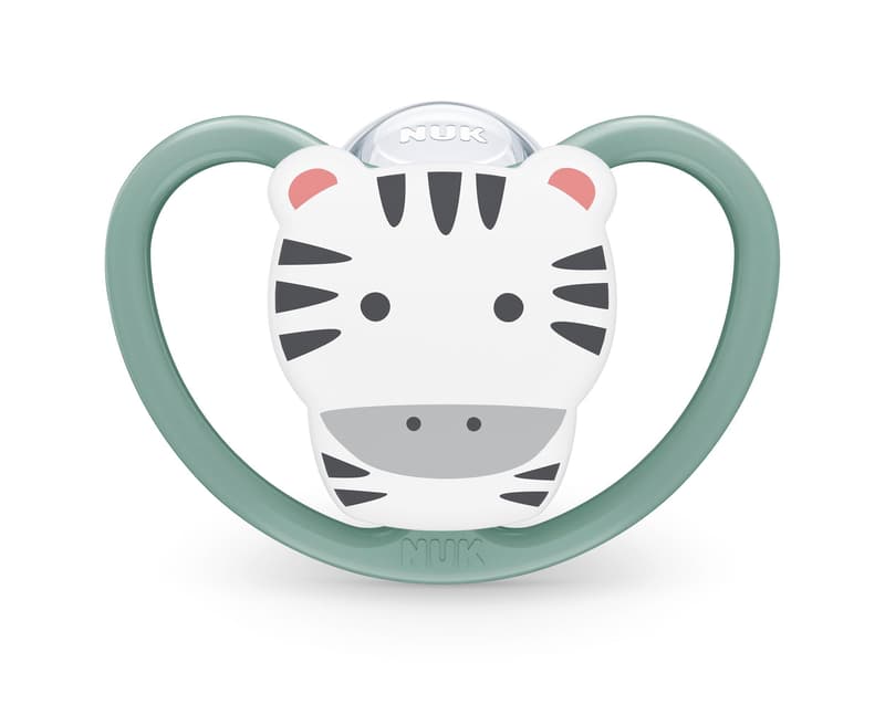 NUK Perfect Match Air Silikon-Schnuller Zebra & Löwe 18-36 Monate