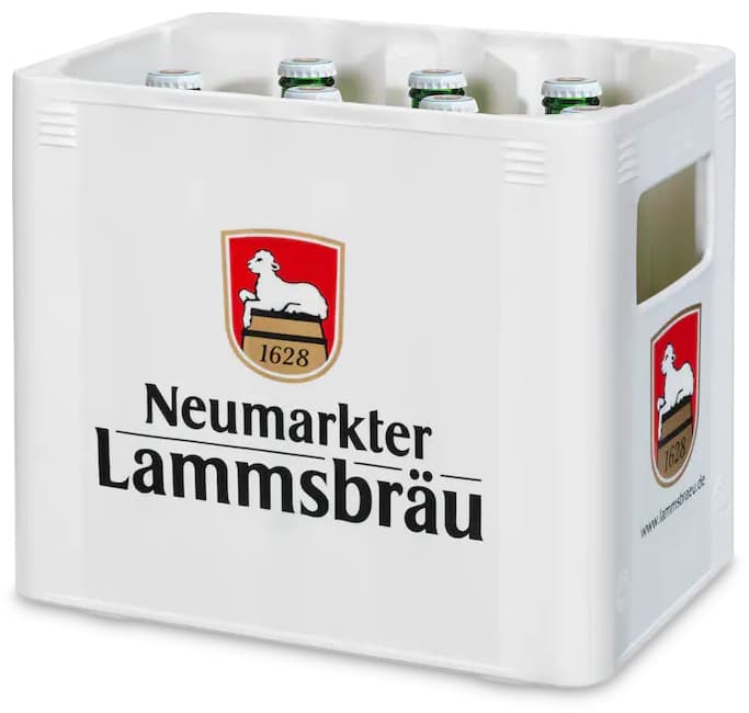 Lammsbräu BIO EdelHell Kiste 10x0,5 l (MEHRWEG)