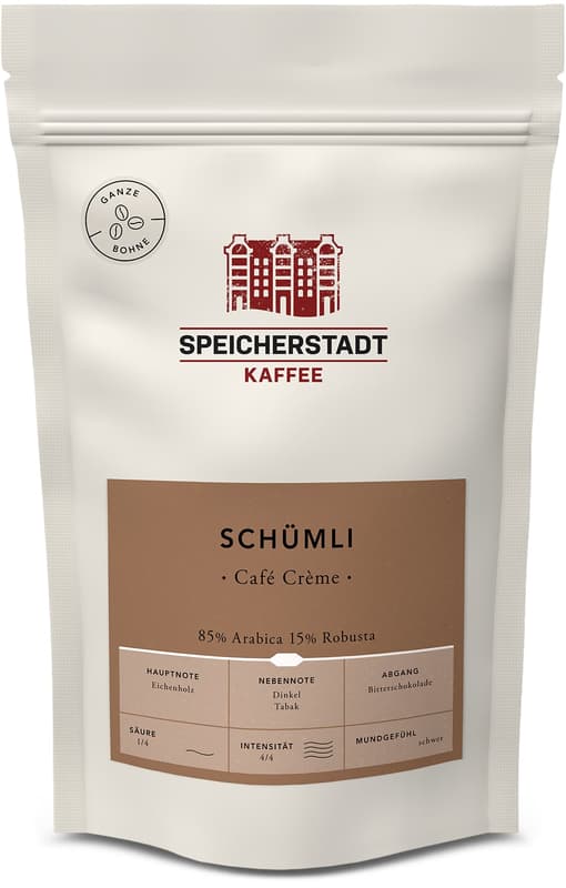 Speicherstadt Coffee Roasters Schümli Café Créme whole bean