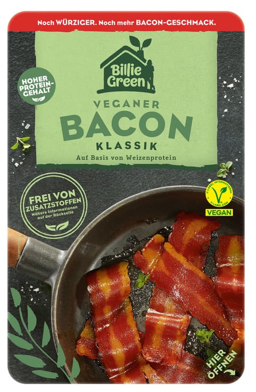 Billie Green Bacon in Scheiben VEGAN
