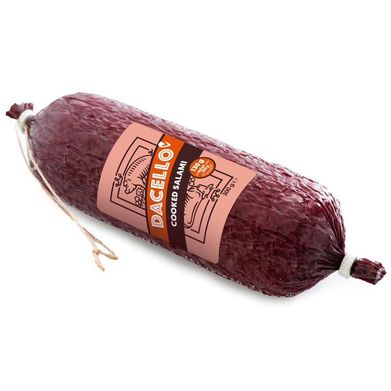 Dacello Heurigen Salami in one piece