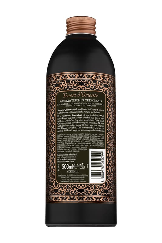 TESORI D'ORIENTE BATH HAMMAM 500ML