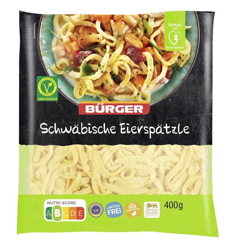 Bürger Swabian egg spaetzle