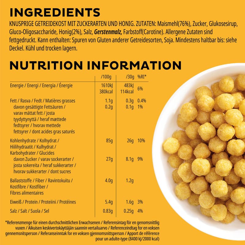 Kellogg's Honey Pops Cerealien