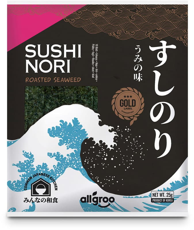 ALLGROO Seaweed, roasted, for Sushi - Gold