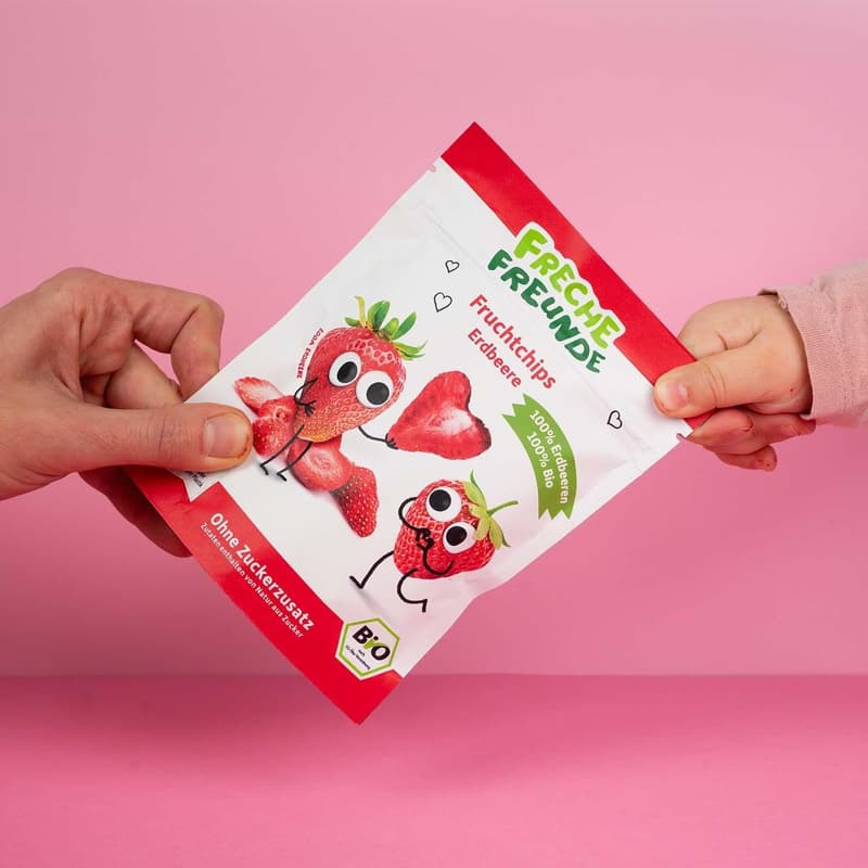 Freche Freunde Bio Fruchtchips „Erdbeere“