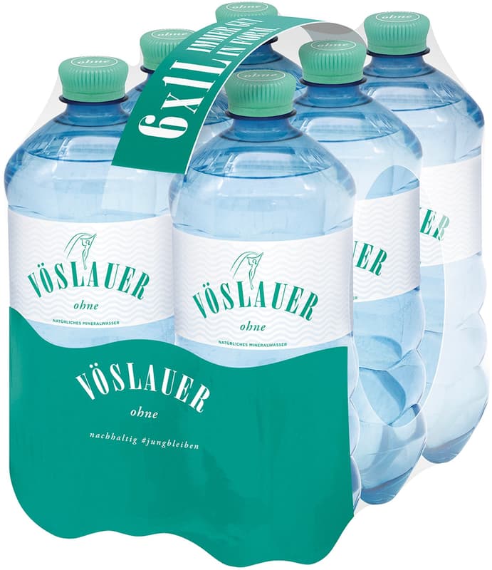 Vöslauer Mineral Water without 6x1,0 l PET (ONE WAY)