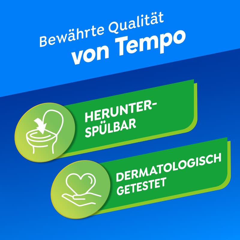 Tempo moist toilet tissues, almond milk, 42 pieces