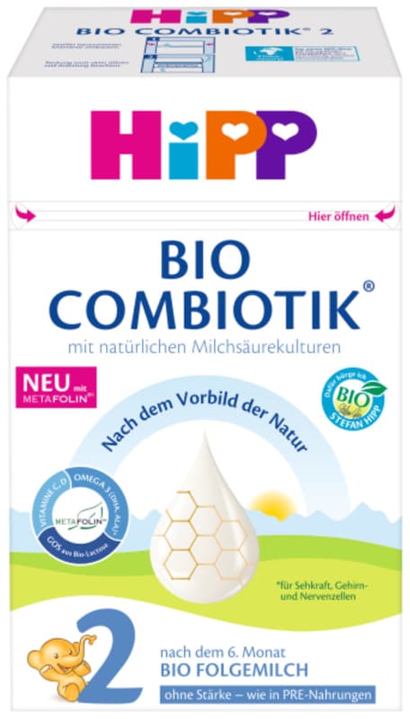HiPP Bio 2 Combiotik® without starch from 6 months of age