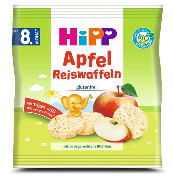 HiPP Apple Rice Cakes from 8 months of age