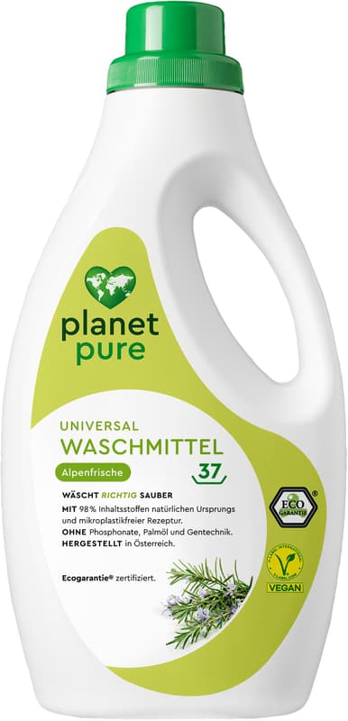 Planet Pure Universal Waschmittel Alpenfrische 37 Wl