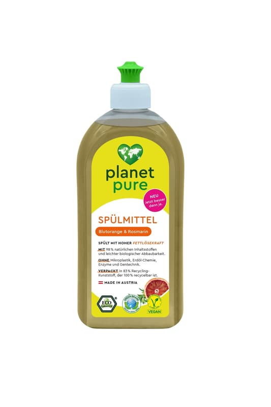 Planet Pure Spülmittel Blutorange & Rosmarin