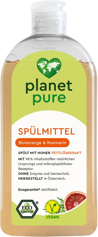 Planet Pure Spülmittel Blutorange & Rosmarin