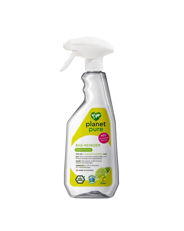 Planet Pure Bad-Reiniger Limettenfrische Spray