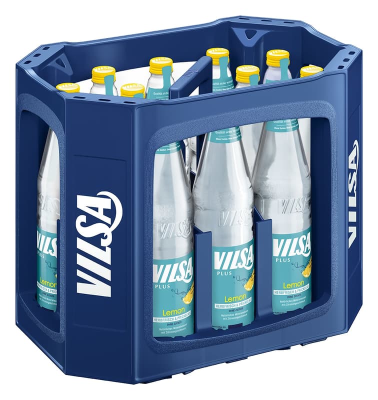 Vilsa Plus Lemon Kiste 12x0,70 l Glas (MEHRWEG)