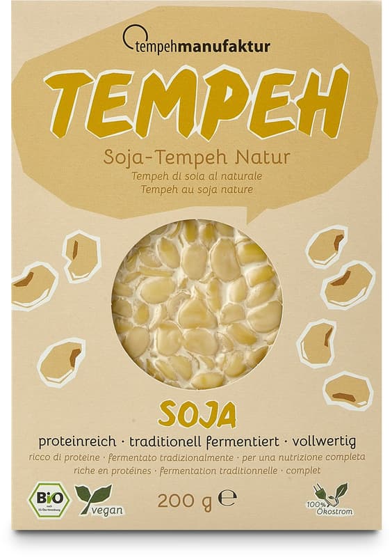 tempehmanufaktur Tempeh Natur, haltbar