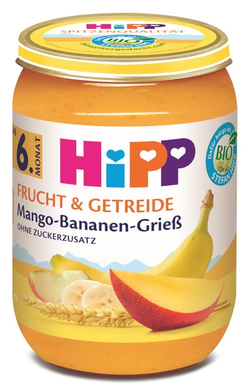 HiPP Bio Mango-Bananen-Grieß
