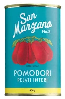 The pomodoro is very good San Marzano tomatoes